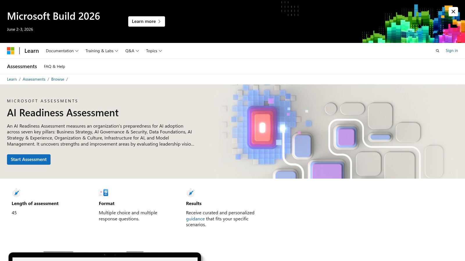 Responsible AI Institute (RAI) – 5‑Minute AI Maturity/Readiness Assessment