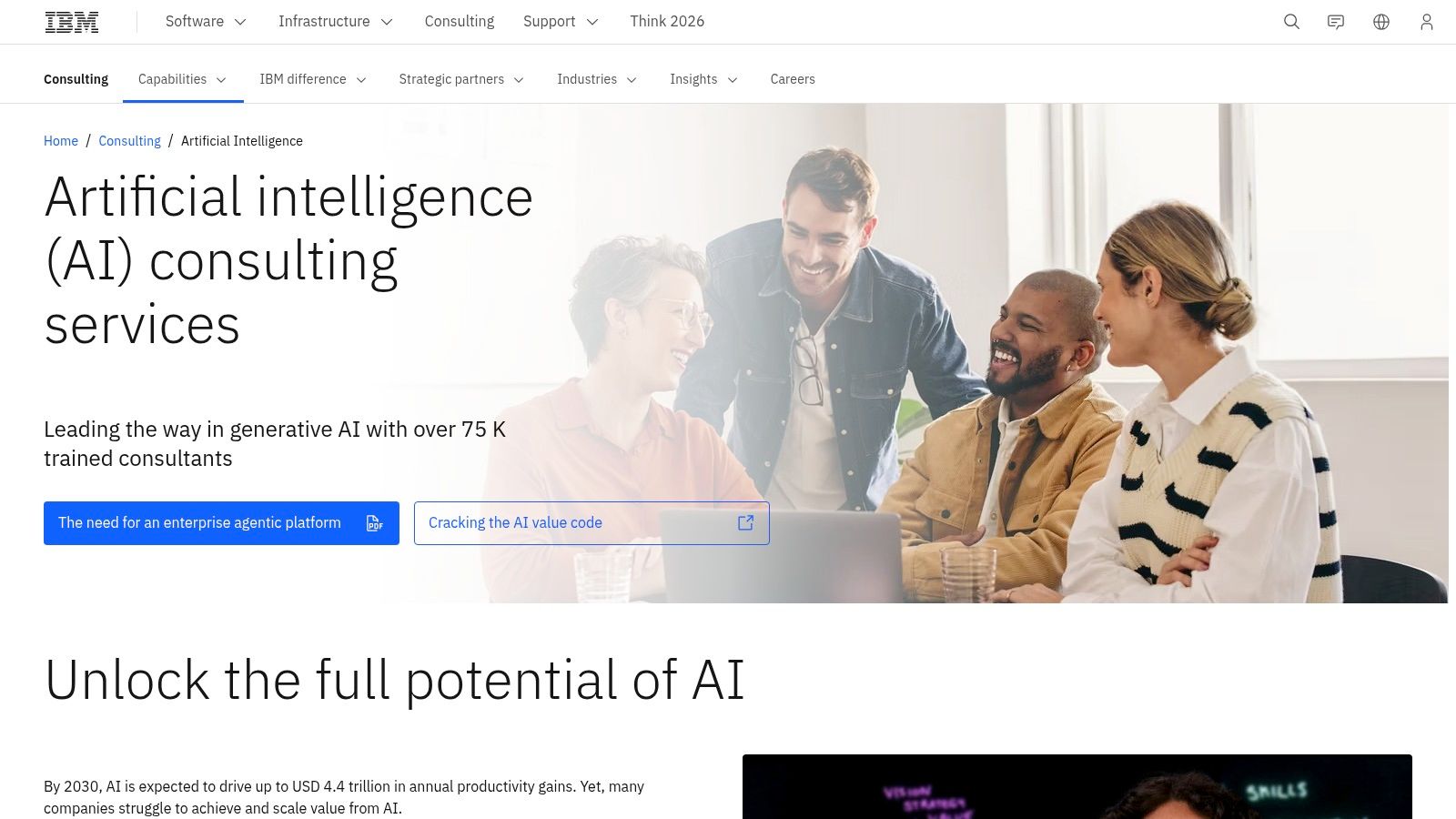 IBM Consulting – AI and watsonx