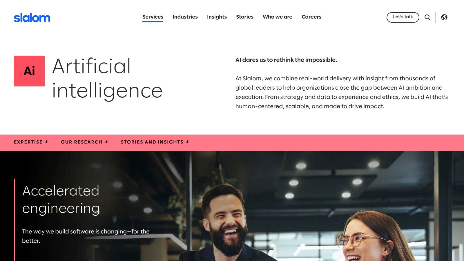 Slalom – AI Consulting for Cloud-First Enterprises