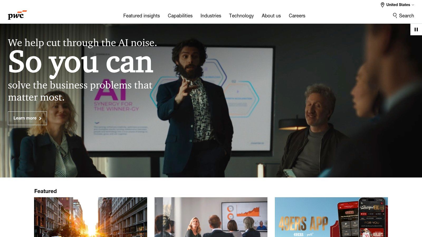 PwC (US) – Cloud/AI Engineering with RAG Builds