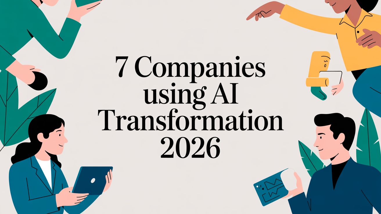 7 Companies Using AI Transformation 2026