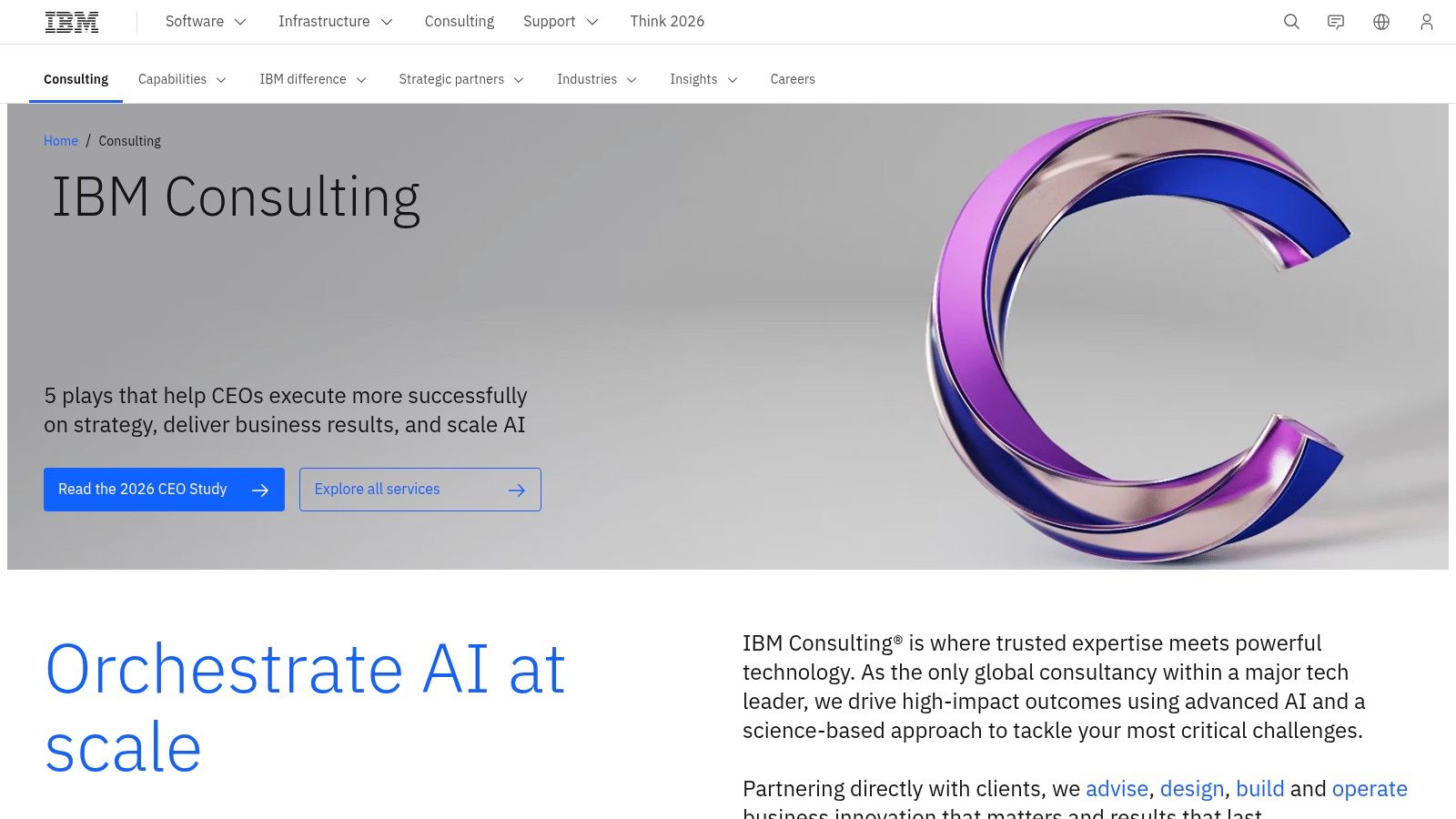 IBM Consulting (AI + watsonx)