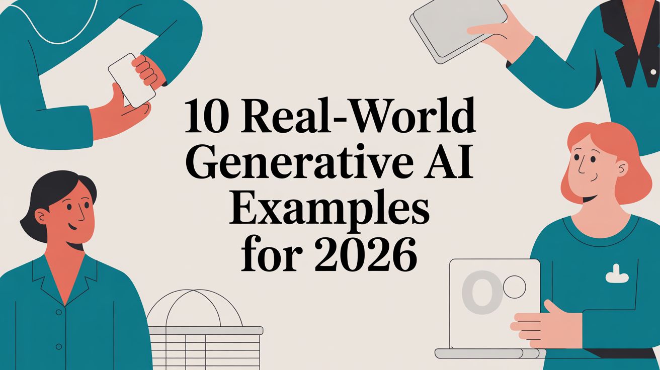 10 Real-World Generative AI Examples for 2026