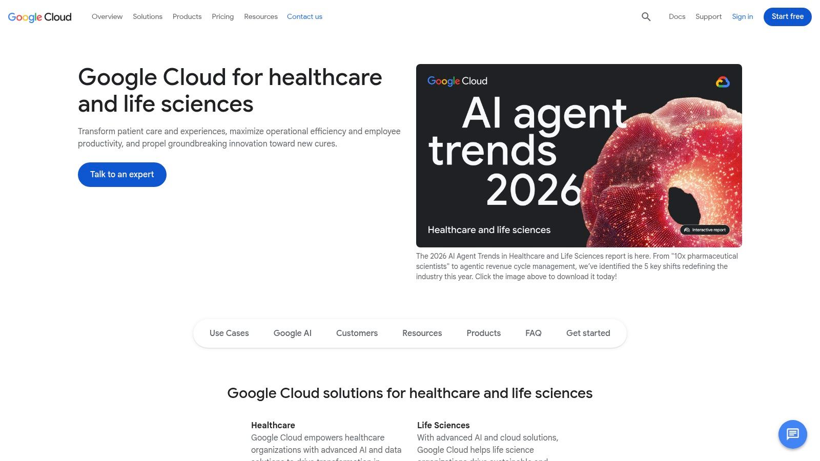 Google Cloud MedLM + Vertex AI (Healthcare)
