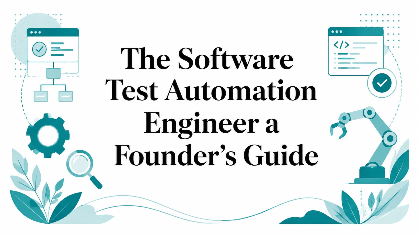 The Software Test Automation Engineer a Founder’s Guide